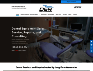 dentalequipmentandrepair.com screenshot