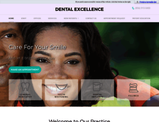 dentalexcellencenj.com screenshot
