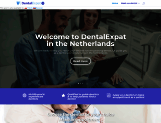 dentalexpat.nl screenshot
