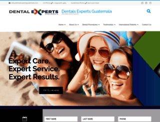 dentalexpertsguatemala.com screenshot