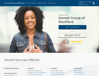 dentalgrouprockford.com screenshot