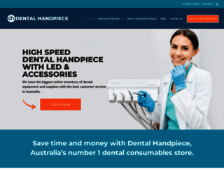 dentalhandpiece.com.au screenshot