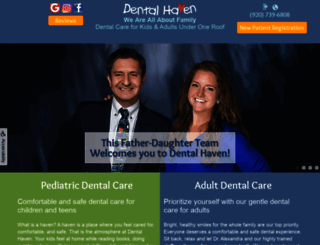 dentalhavenwi.com screenshot