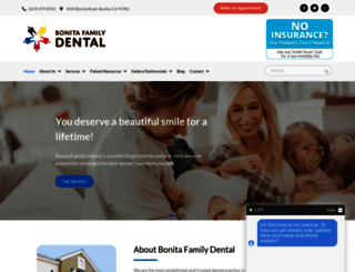 dentalhealthbonita.com screenshot