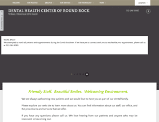 dentalhealthcenterroundrock.com screenshot