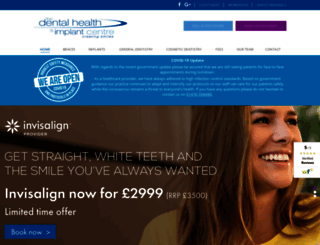dentalhealthcentre.co.uk screenshot