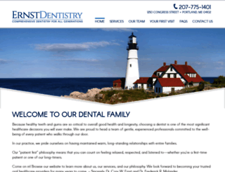 dentalhealthportland.com screenshot