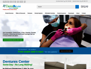 dentalhousemi.com screenshot
