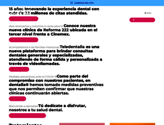 dentalia.com.mx screenshot