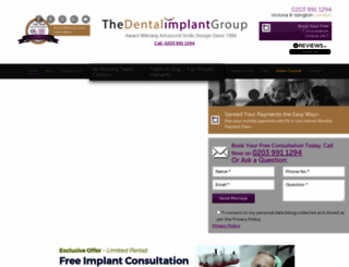 dentalimplantgroup.co.uk screenshot