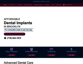 dentalimplantsbrooklyn.com screenshot