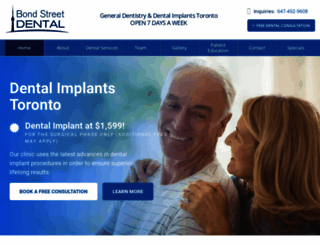 dentalimplantsclinic.ca screenshot