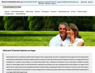 dentalimplantslasvegas.org screenshot