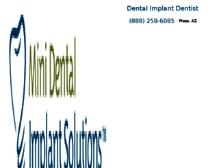 dentalimplantsmesaaz.com screenshot