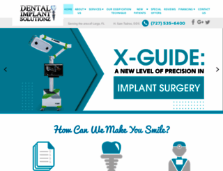 dentalimplantsolutionz.com screenshot
