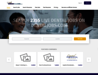 dentaljobs.com screenshot
