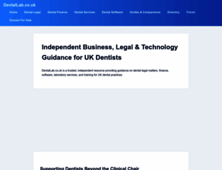 dentallab.co.uk screenshot