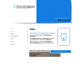 dentallabor-reinsch.de screenshot