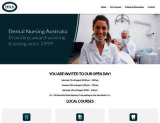dentalnursingaustralia.com screenshot