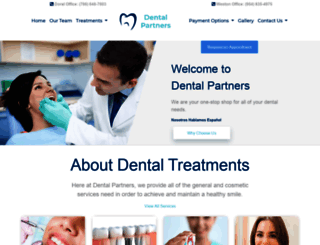 dentalpartnersflorida.com screenshot