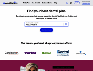 dentalplans.com screenshot