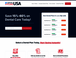 dentalplansusa.com screenshot