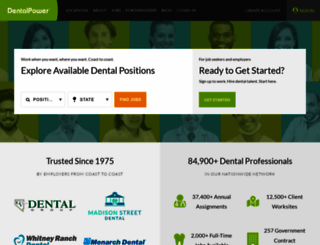 dentalpower.com screenshot