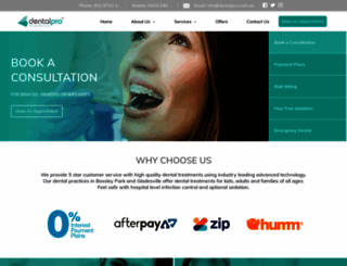 dentalpro.com.au screenshot