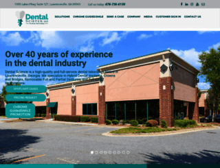 dentalsciencellc.com screenshot