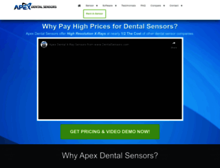 dentalsensors.com screenshot