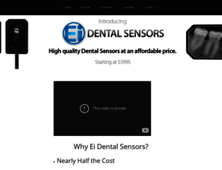 dentalsensors.wordpress.com screenshot
