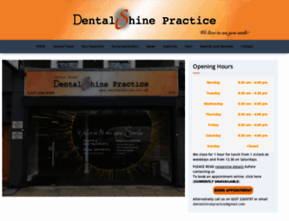 dentalshine.co.uk screenshot