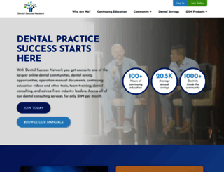 dentalsuccessnetwork.com screenshot