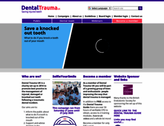 dentaltrauma.co.uk screenshot