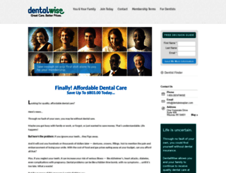 dentalwiseplan.com screenshot