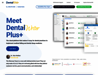 dentalwriter.com screenshot