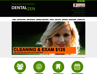 dentalzen.com screenshot