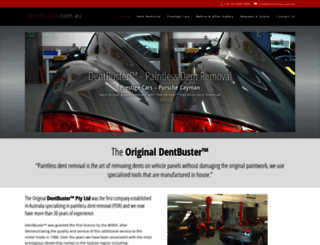 dentbuster.com.au screenshot