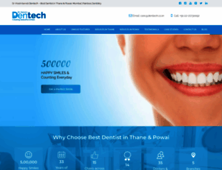 dentech.co.in screenshot