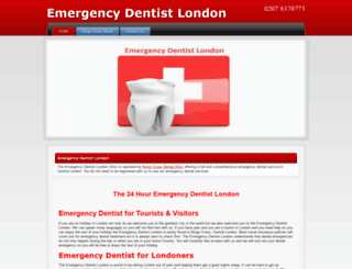 dentist-emergency-london.co.uk screenshot