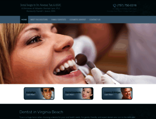 dentist-virginiabeach.com screenshot