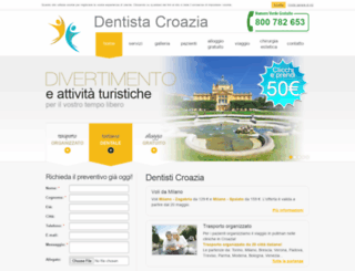 dentista-croazia.com screenshot
