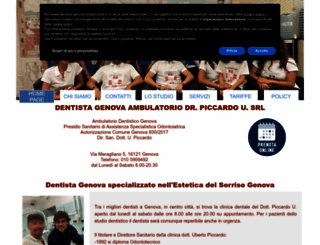 dentista-genova-dottpiccardo.it screenshot