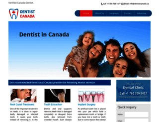 dentistcanada.ca screenshot