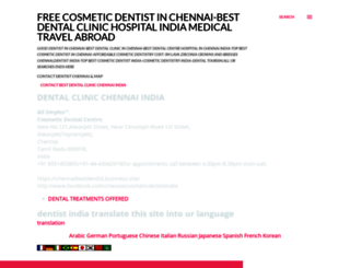 dentistchennai-india.blogspot.com screenshot