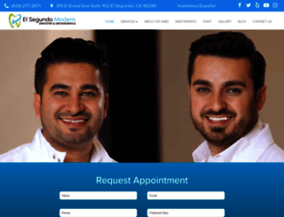 dentistelsegundo.com screenshot