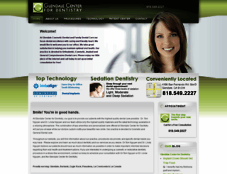 dentistglendaleca.com screenshot