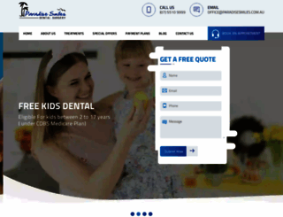 dentisthopeisland.com.au screenshot