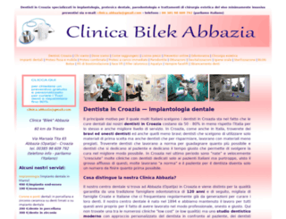 dentisti-croazia-implantologia.it screenshot