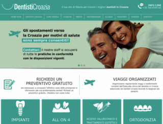 dentisti-croazia.it screenshot